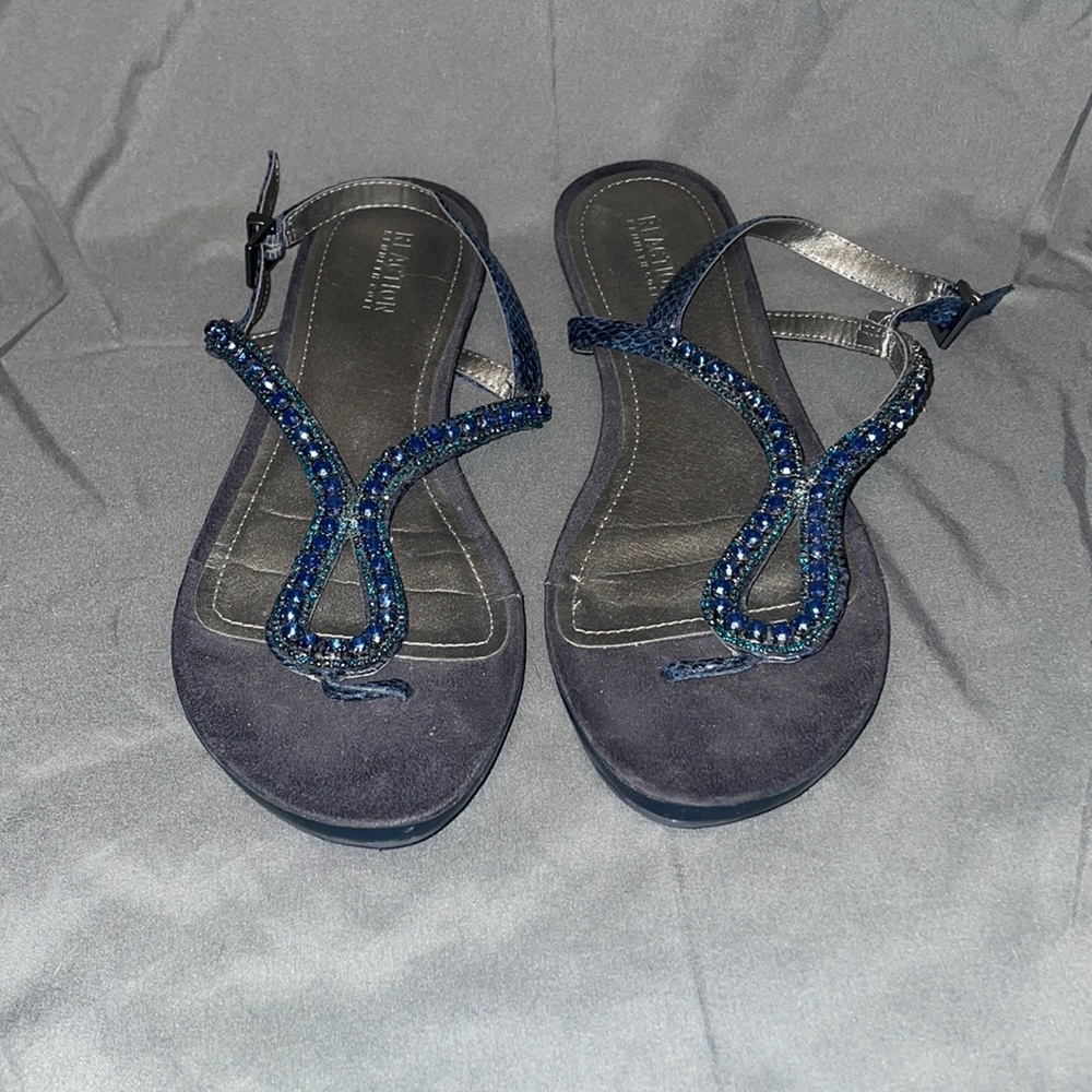 Size 9.5 Women’s Kenneth Cole Reaction Blue Sandals